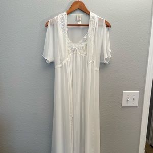In Bloom Sheer Negligee with Robe